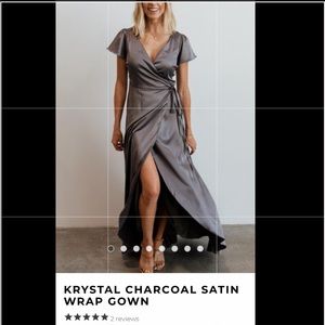 Baltic Born satin maxi dress